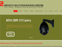 Tablet Screenshot of c2securitysolution.com